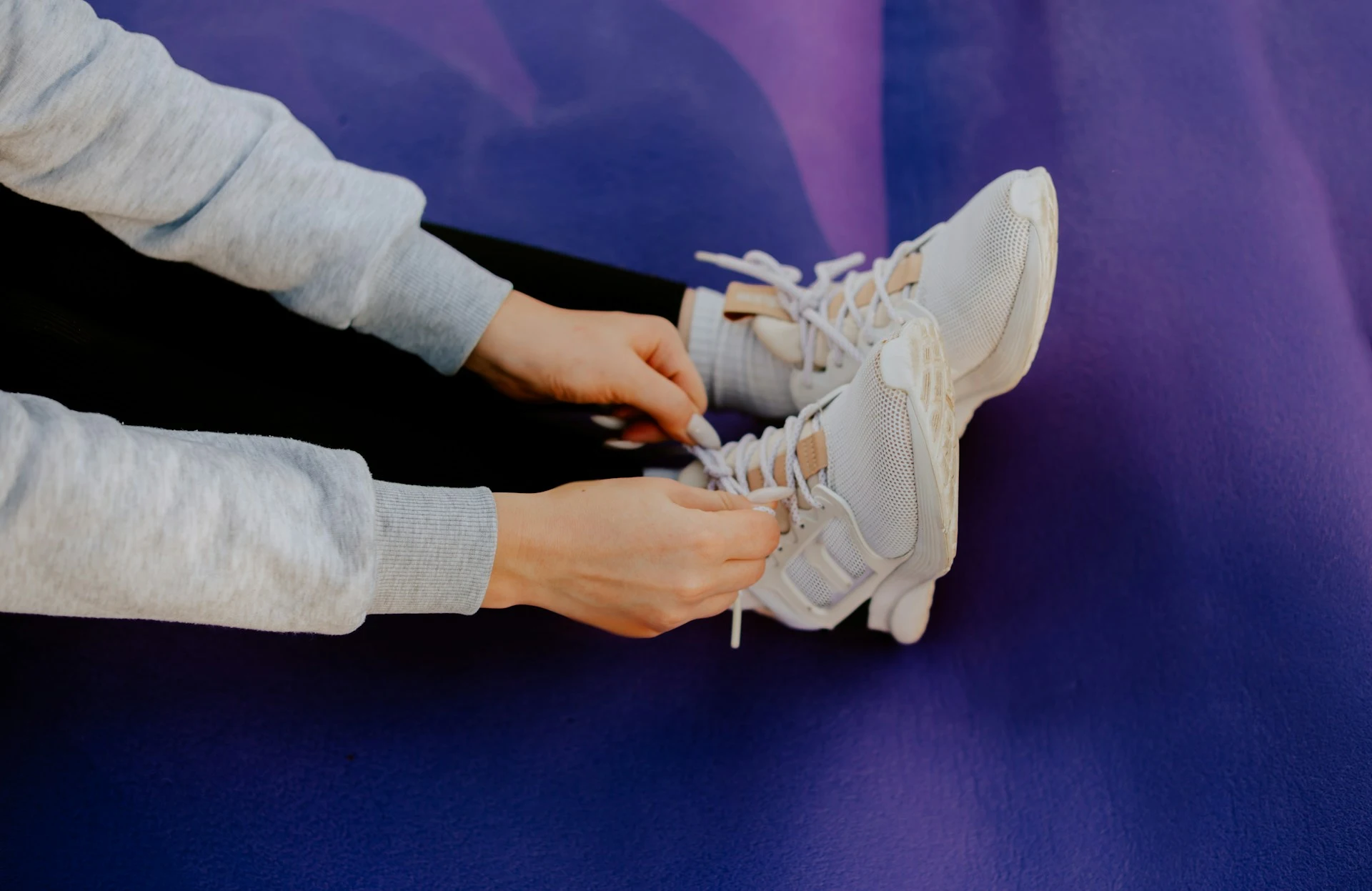Girl off-white sneakers