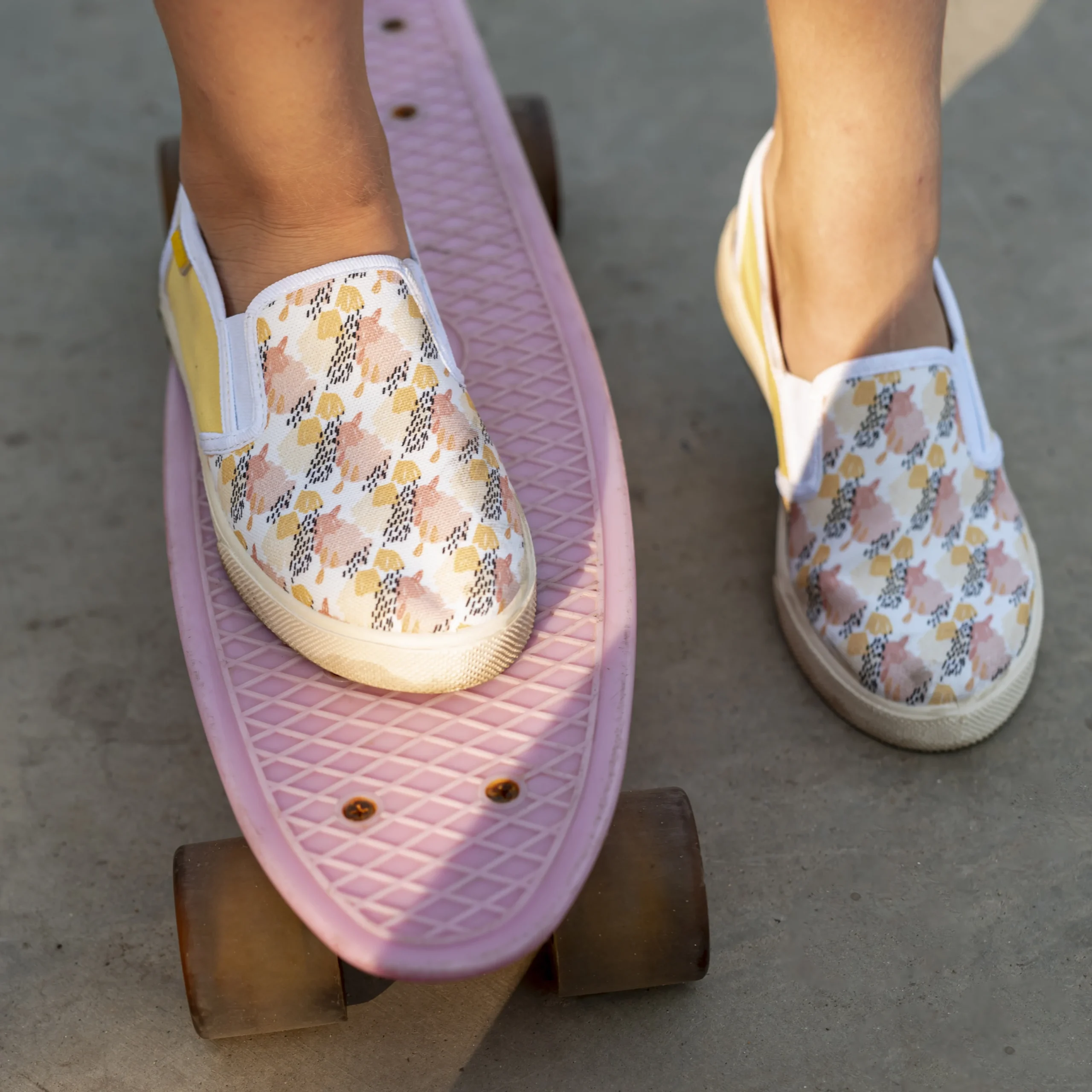 Girly Floral Sneakers