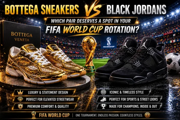 Bottega Sneakers vs Black Jordans